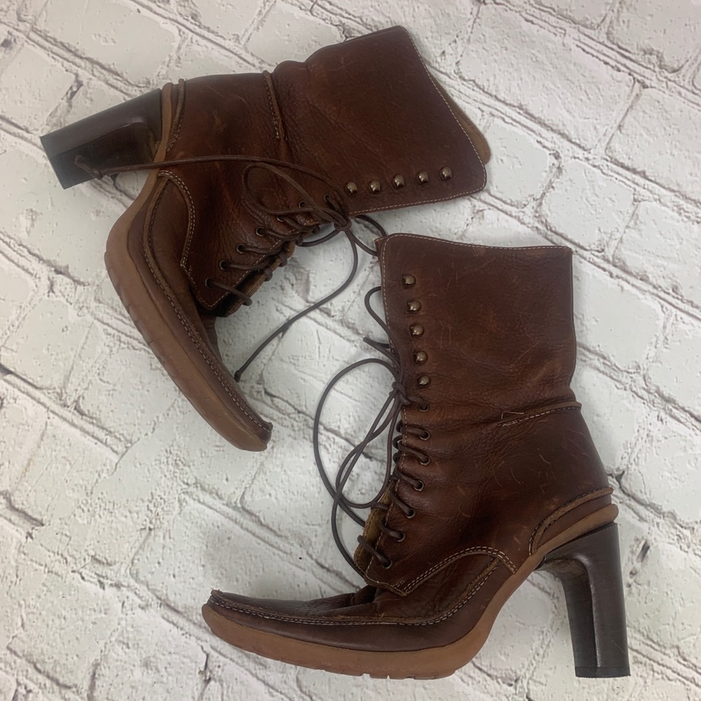 Vittorio Piani Victorian Leather Boots Euro 37